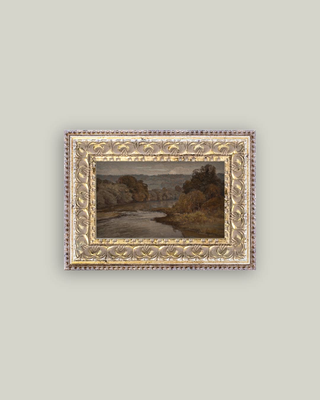 Autumn River Framed Antique Art - Luxe B Co