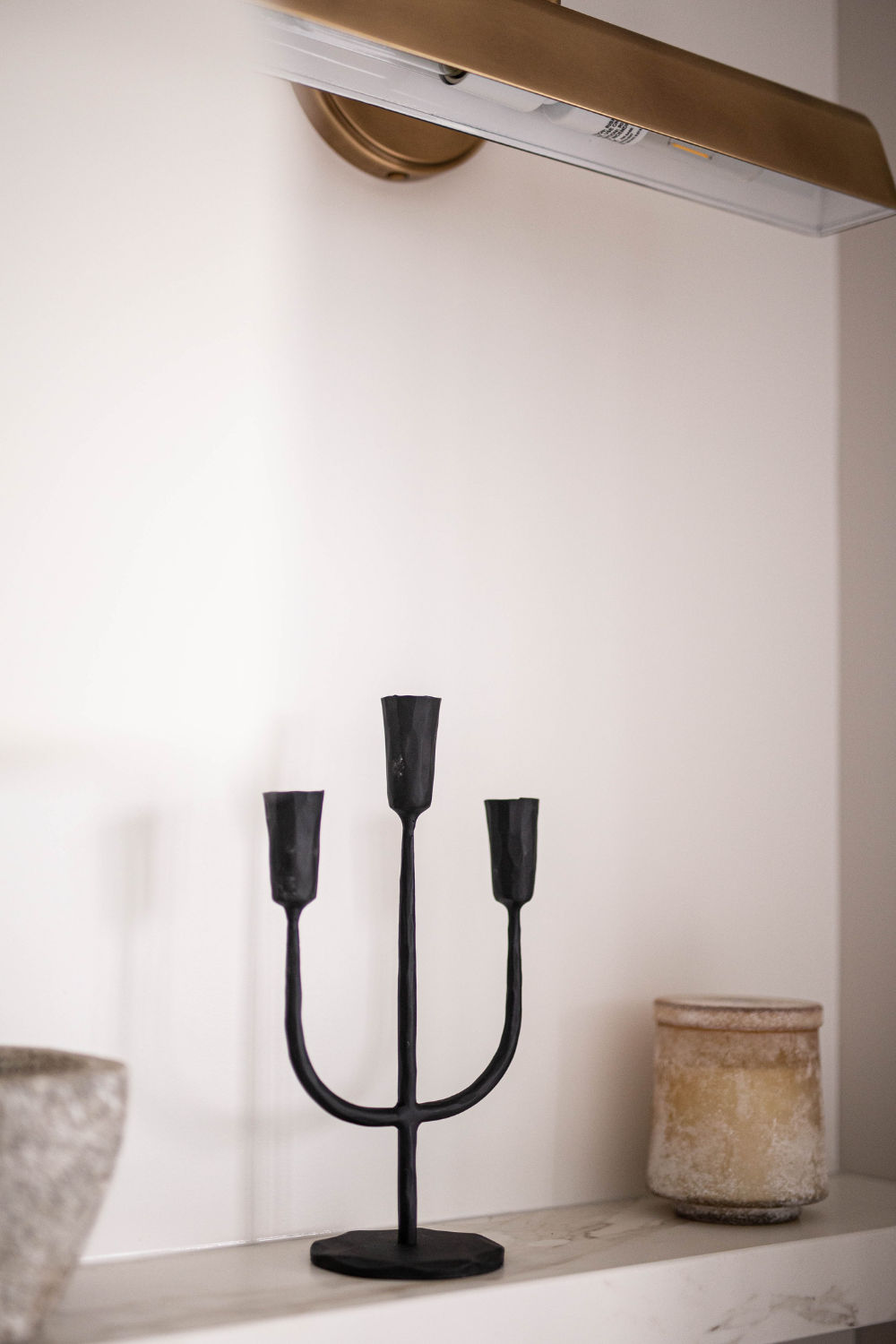 IRON 3 ARM CANDLELABRA - Luxe B Co