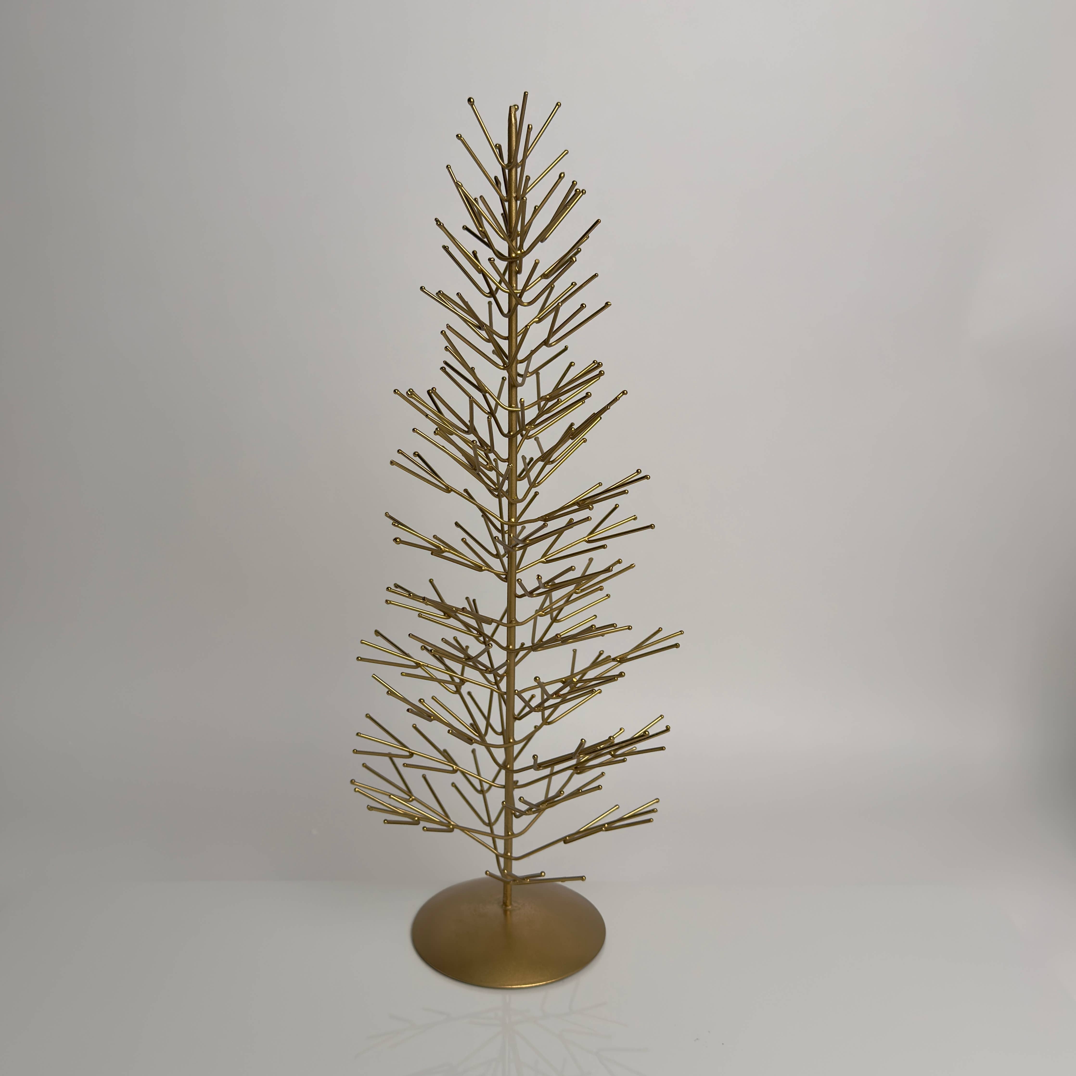 Iron Xmas Tree Gold Large