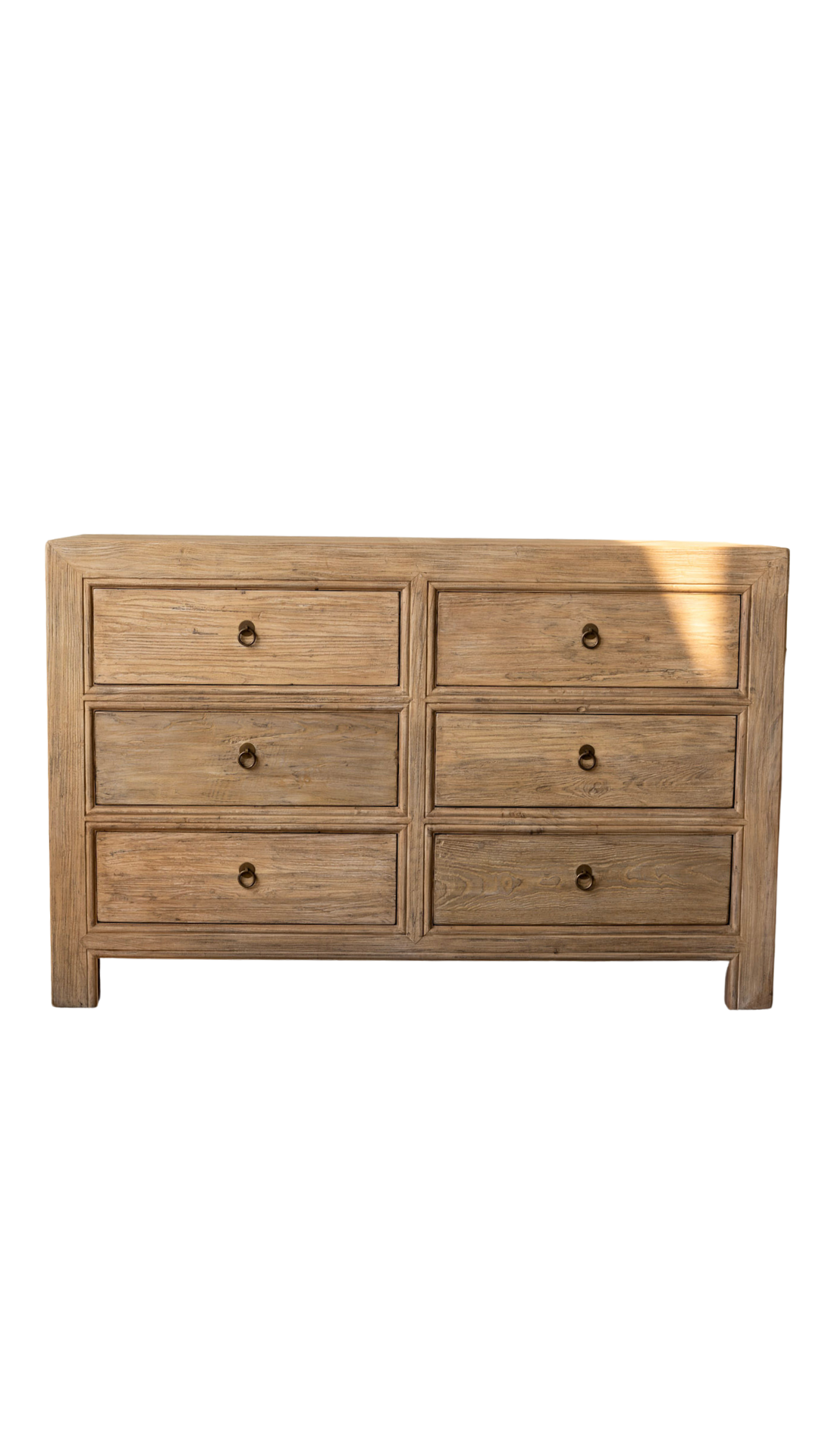 Ojai Elm Wood Elm Six Drawer Dresser - Luxe B Co