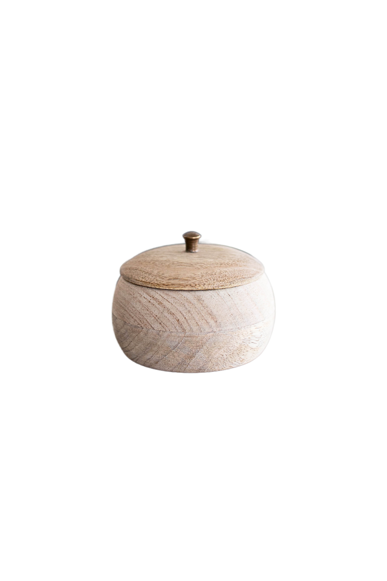 Handmade Mango Wood Jar | By Luxe B Co. 