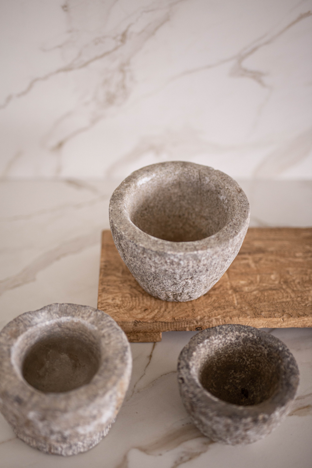 Stone Mortar Vintage Bowl - Luxe B Co