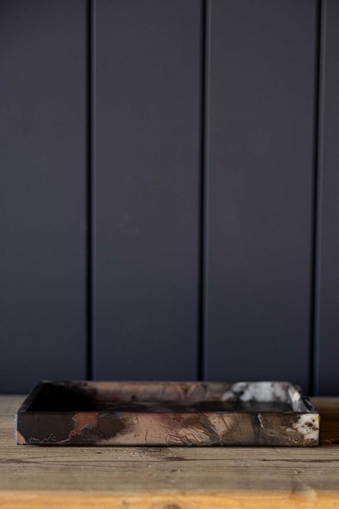 Black & Gold Marble Vanity Tray | By Luxe B Co.