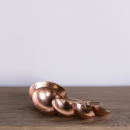 Copper Hammered Measuring Cups