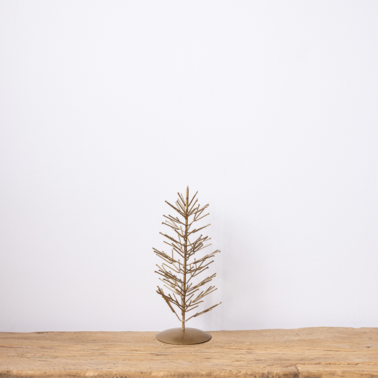 Gold Iron Christmas Tree Medium
