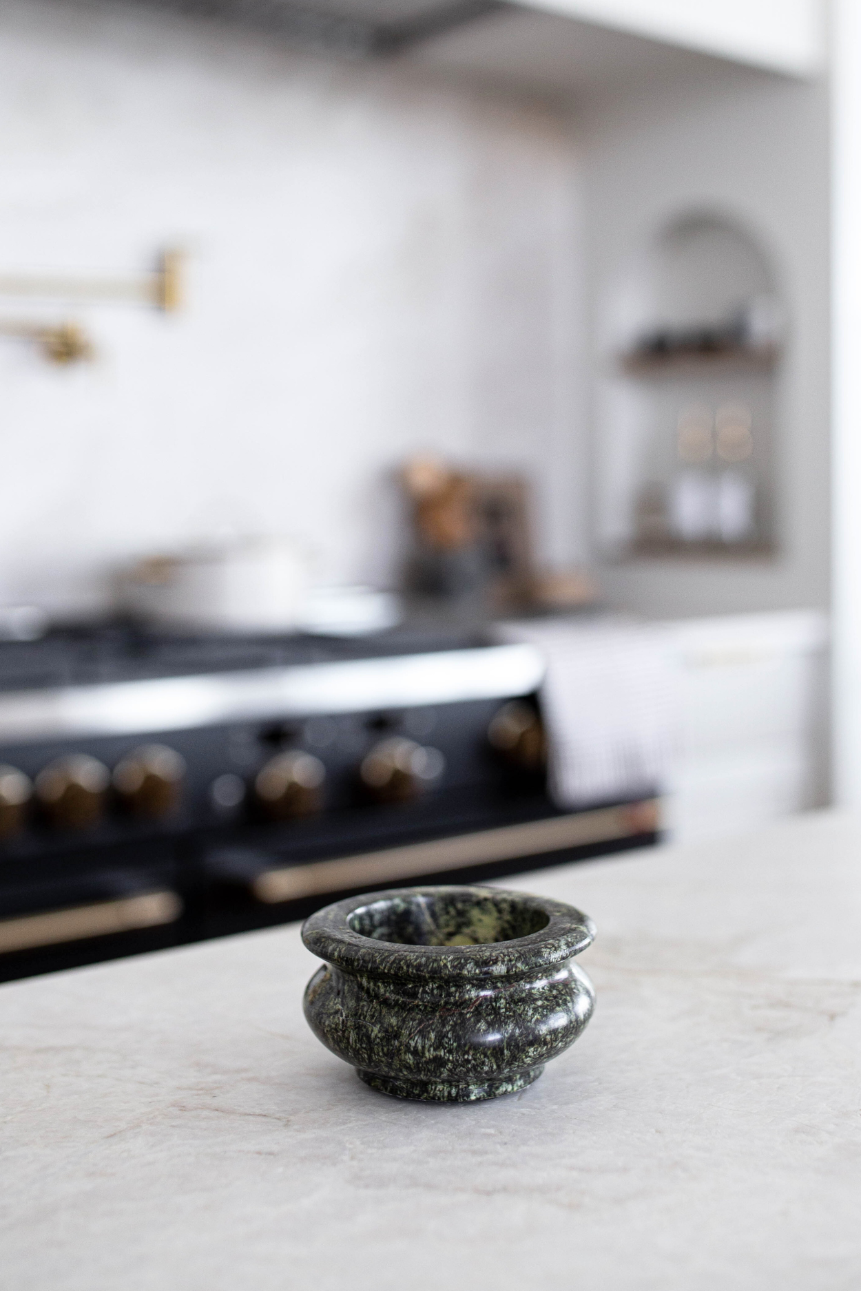 Green Marble Small Dish | By Luxe B Co. 