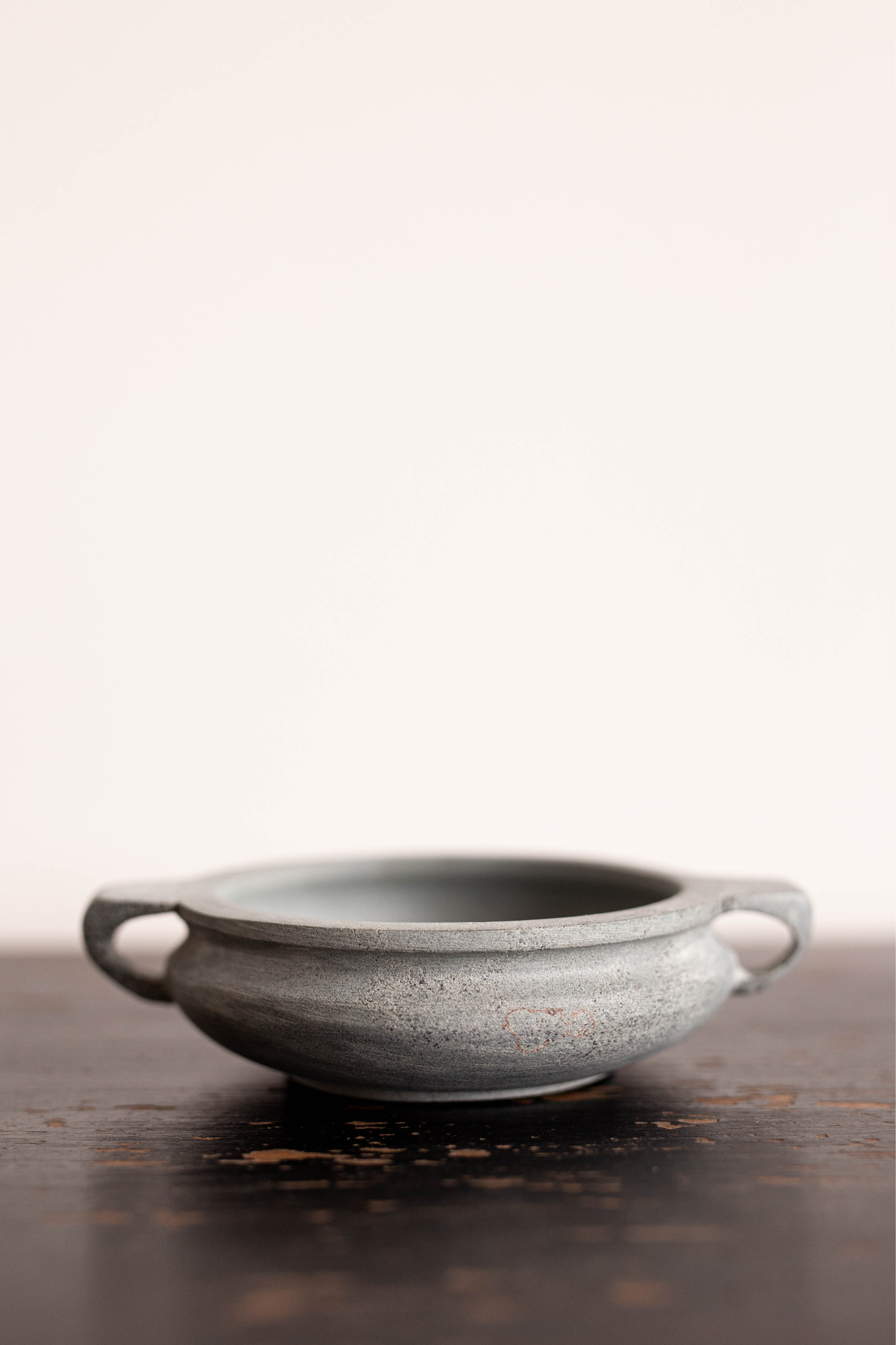 Slate Grey Blue Stone Bowl