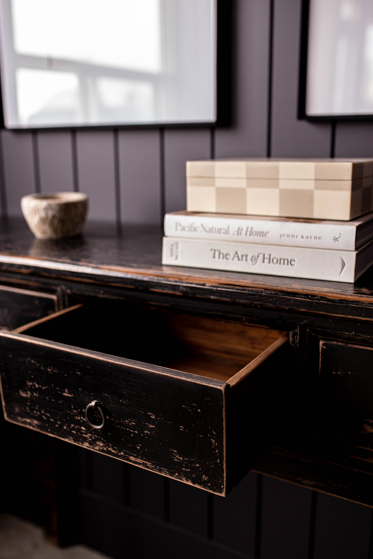 Monterey Elm Wood Console Table | By Luxe B Co. 