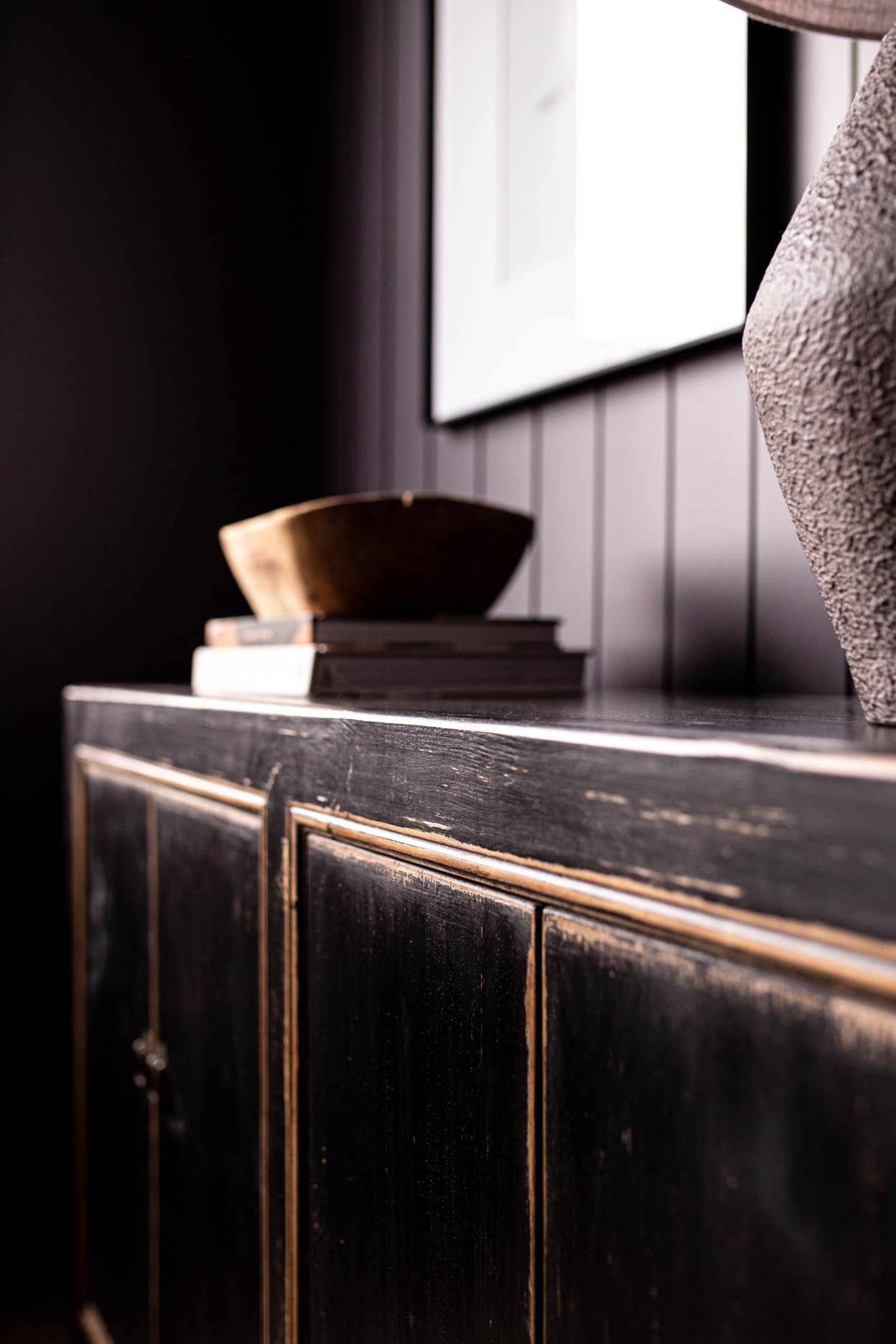 Visalia Reclaimed Elm Wood Console | By Luxe B Co.