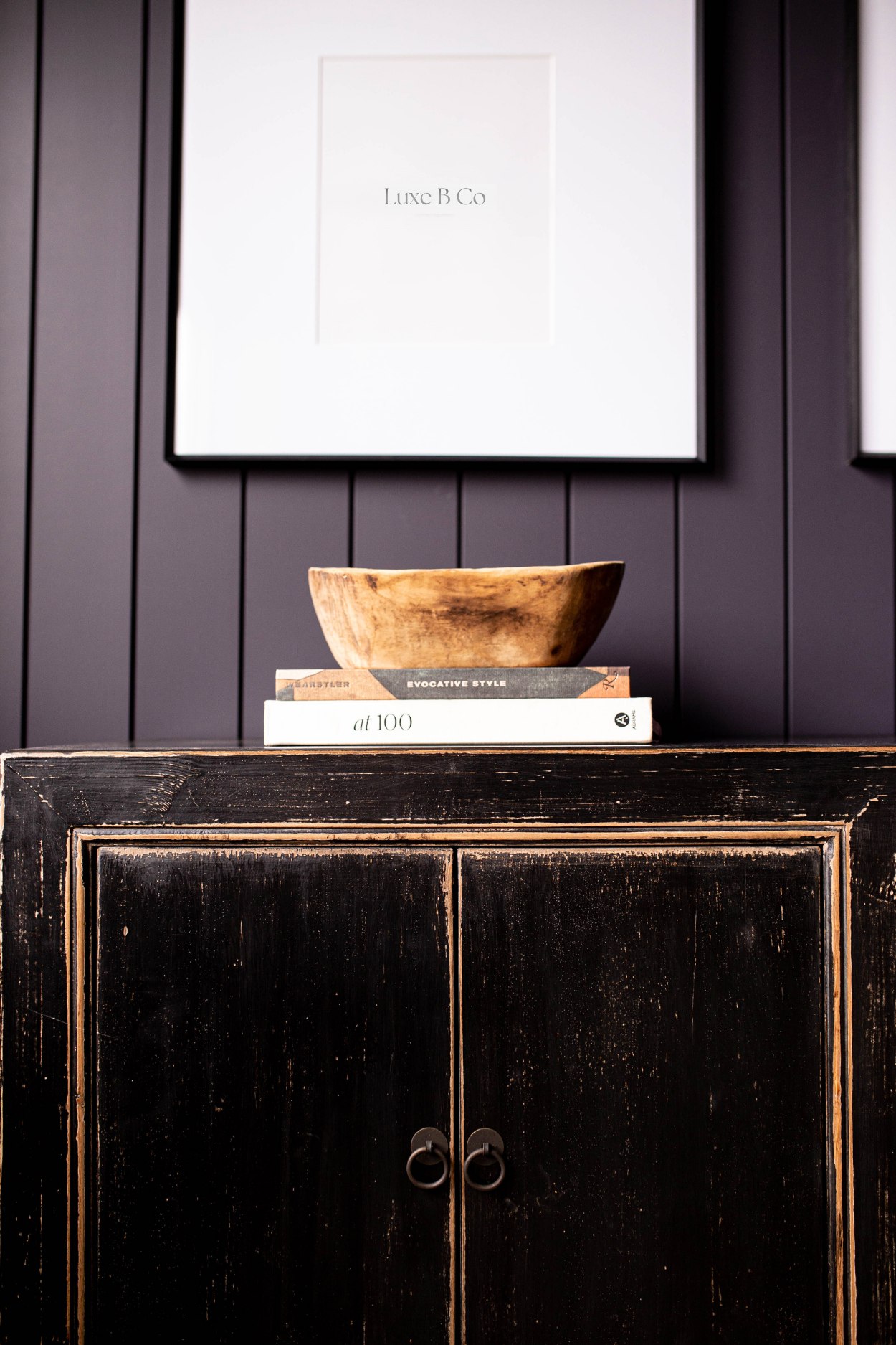 Visalia Reclaimed Elm Wood Console | By Luxe B Co.