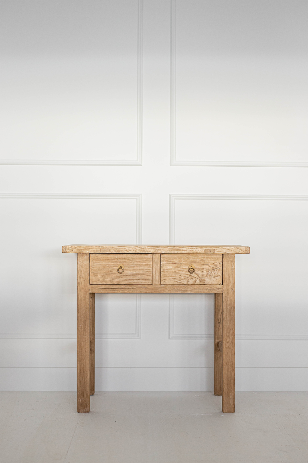 Palmdale Elm Wood 2 Drawer Console Table | By Luxe B Co. 