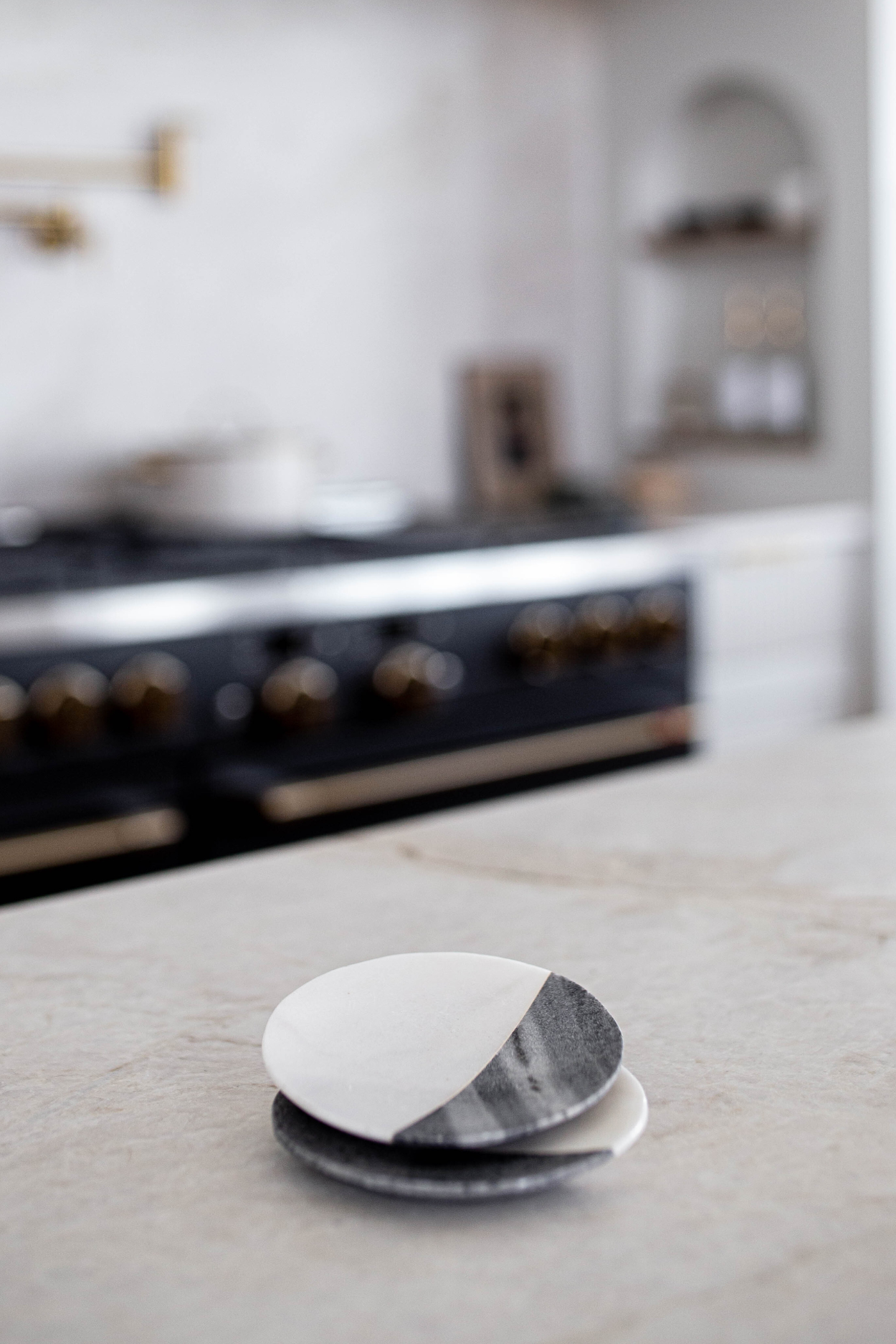 Colour Block White Marble Dishes | By Luxe B Co. 