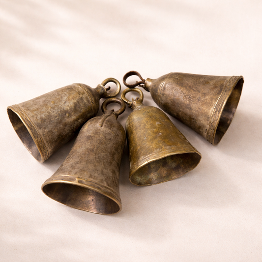 Antique Brass Cow Bell | By Luxe B Co. 