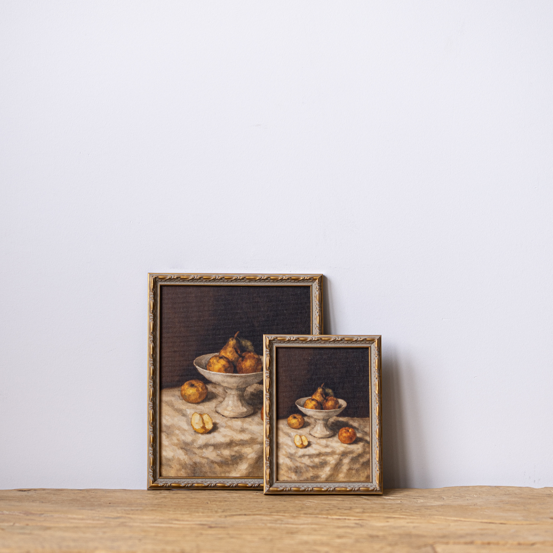 Antique Fruit | Antique Inspired Heritage Patina Framed Art By Luxe B Co.