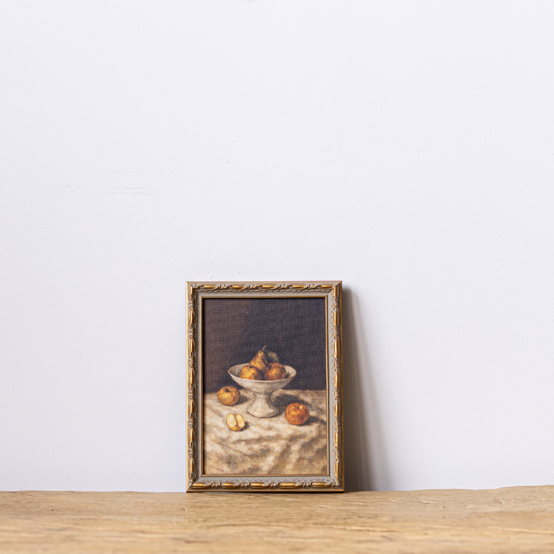Antique Fruit | Antique Inspired Heritage Patina Framed Art By Luxe B Co.