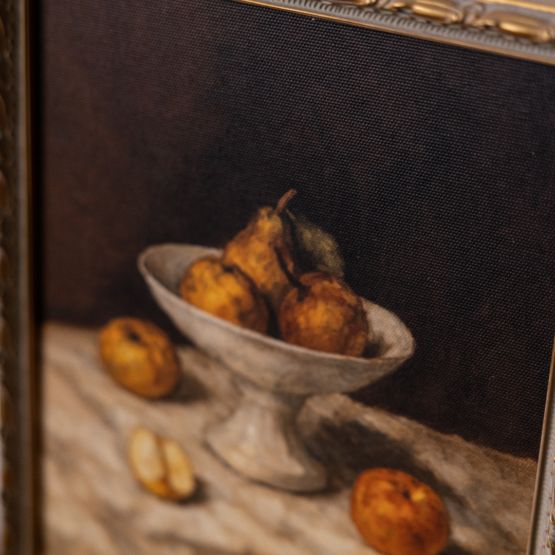 Antique Fruit | Antique Inspired Heritage Patina Framed Art By Luxe B Co.