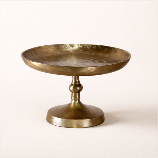 Antique Inspired Brass Cake Stand  By Luxe B Co.