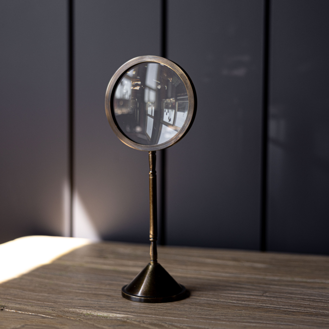 Antique Inspired Brass Magnifying Glass | By Luxe B Co.