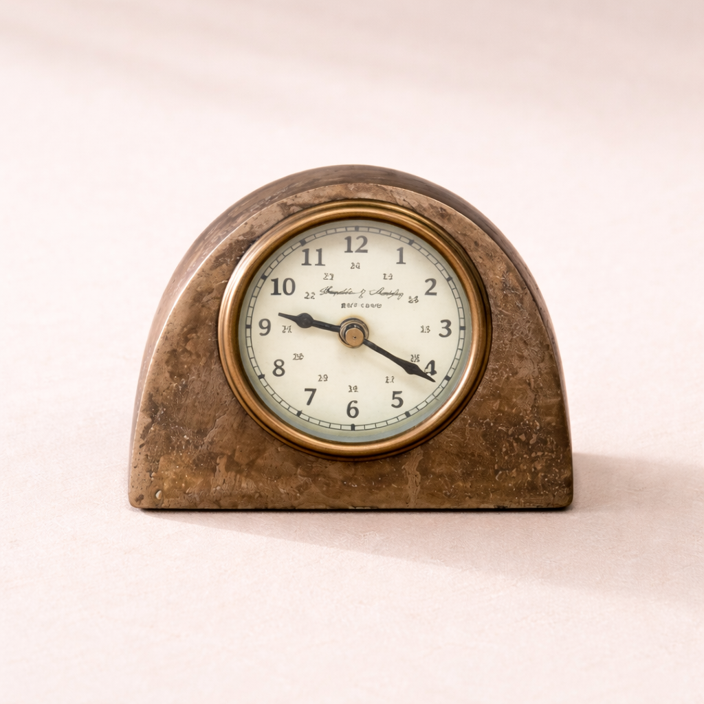 Antique Inspired Bronze Clock | By Luxe B Co. 