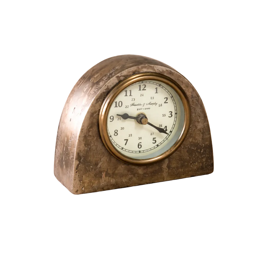 Antique Inspired Bronze Clock | By Luxe B Co. 