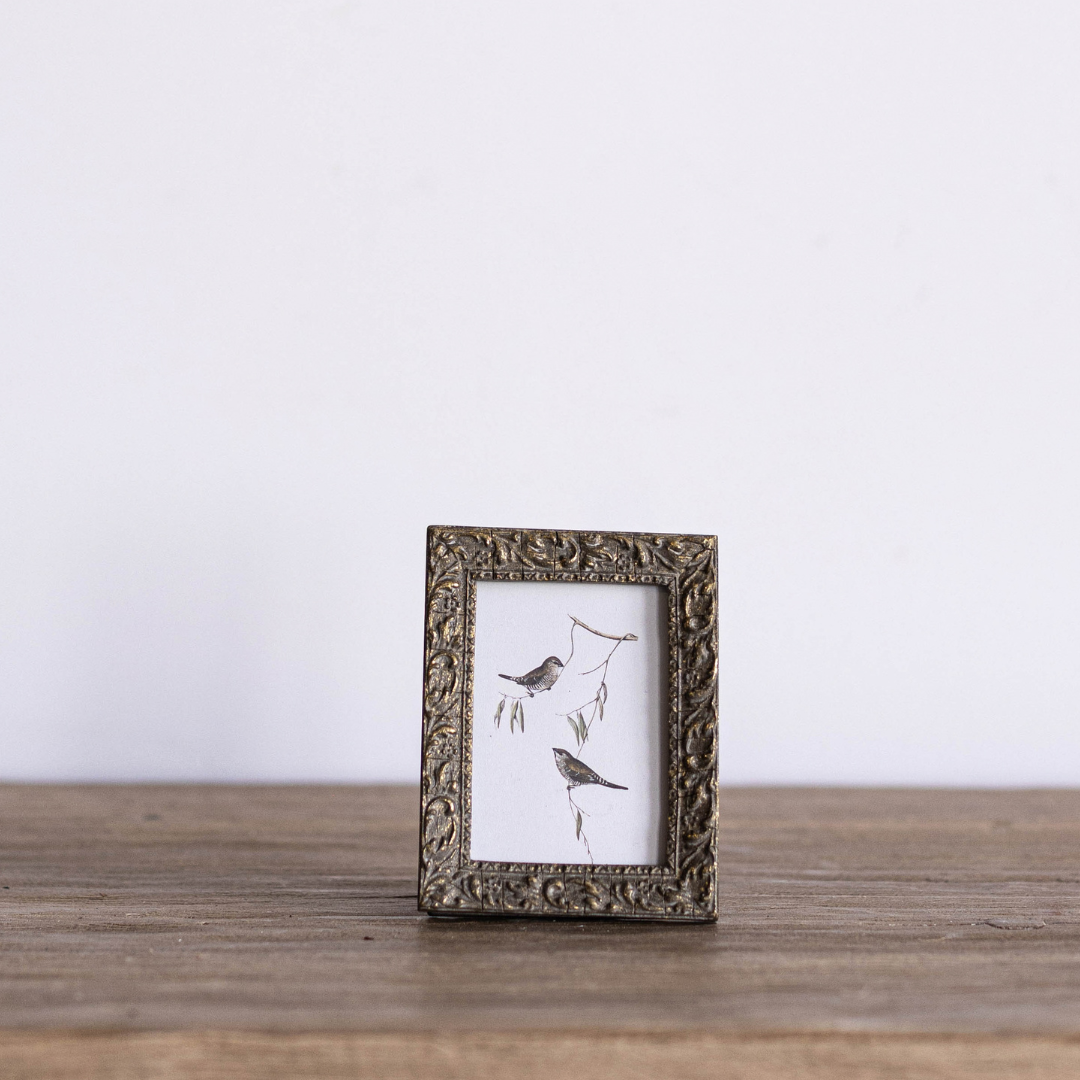 Antique Inspired Carved Photo Frame | Luxe B Co.