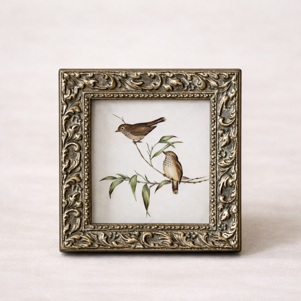 Antique Inspired Carved Square Photo Frame | By Luxe B Co. 