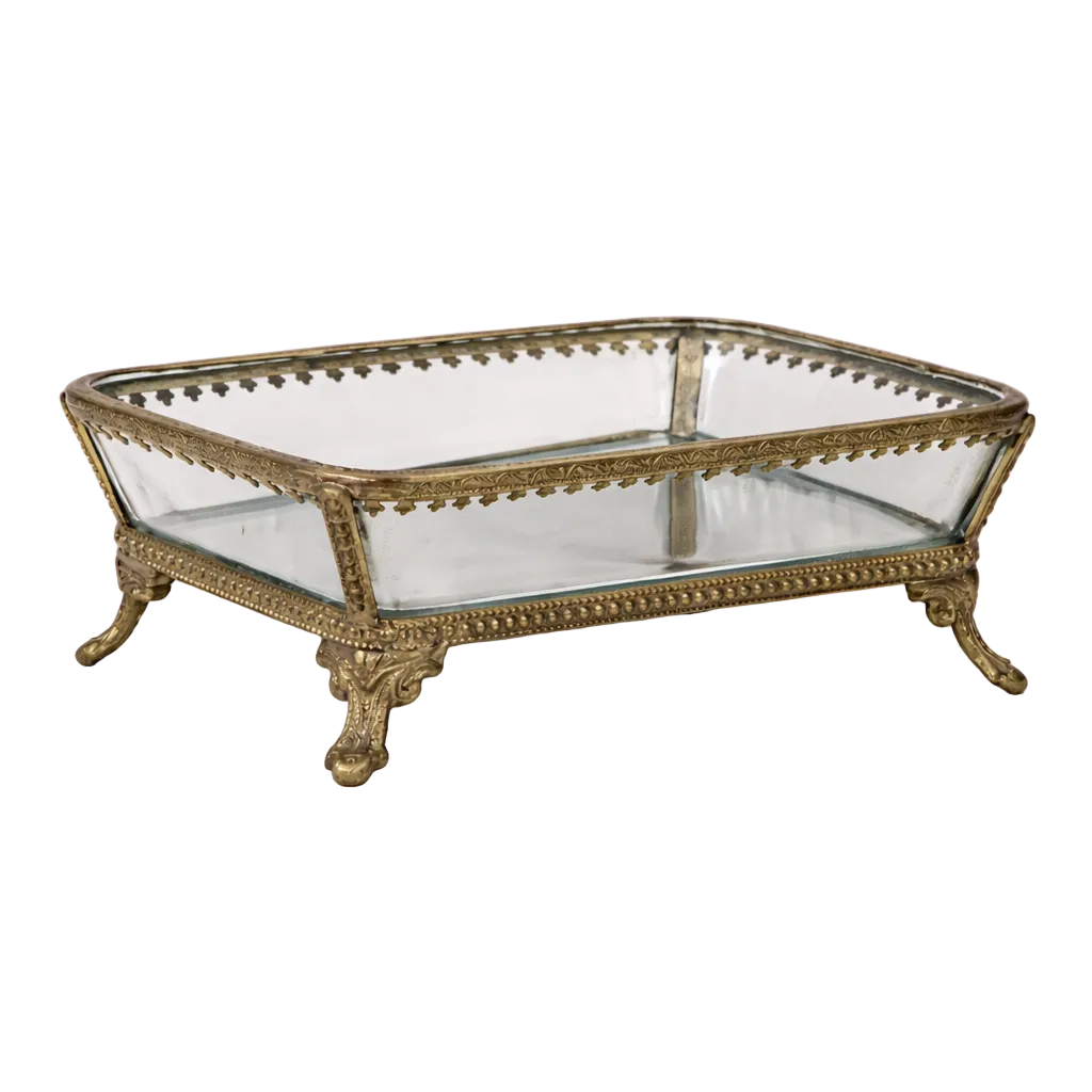 Antique Inspired Metal Footed Soap Dish| By Luxe B Co.