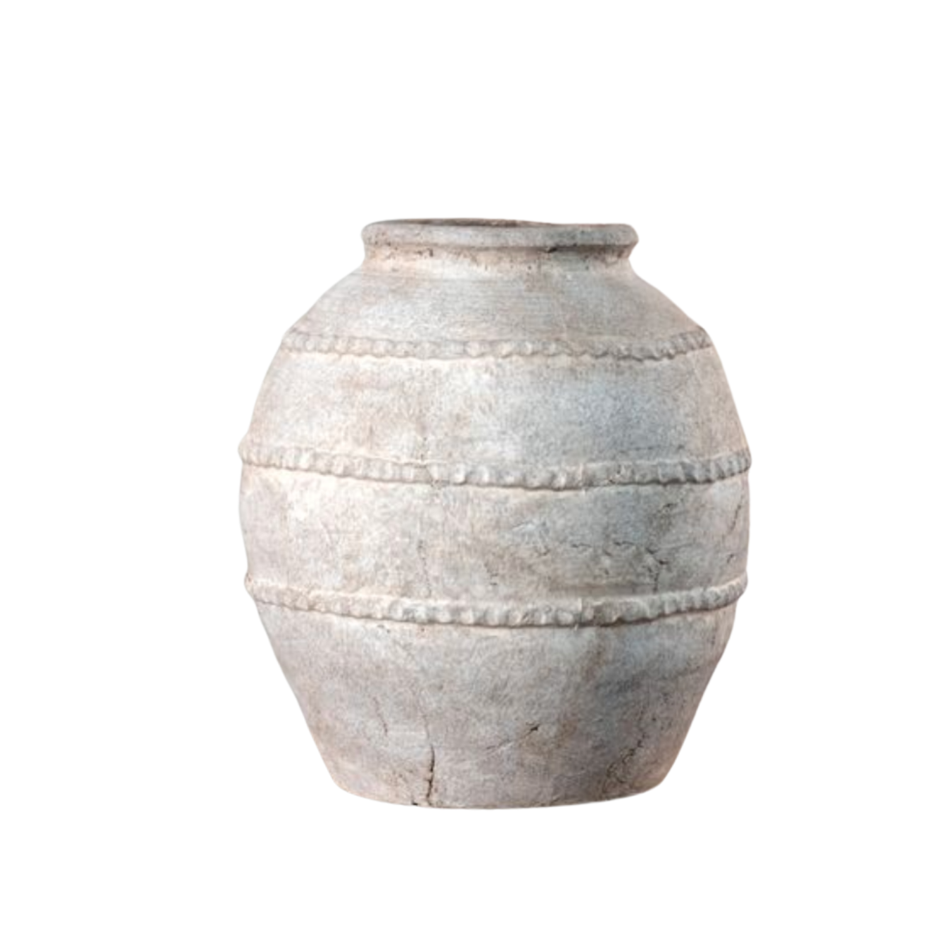 Antique Taupe Large Vase | By Luxe B Co.