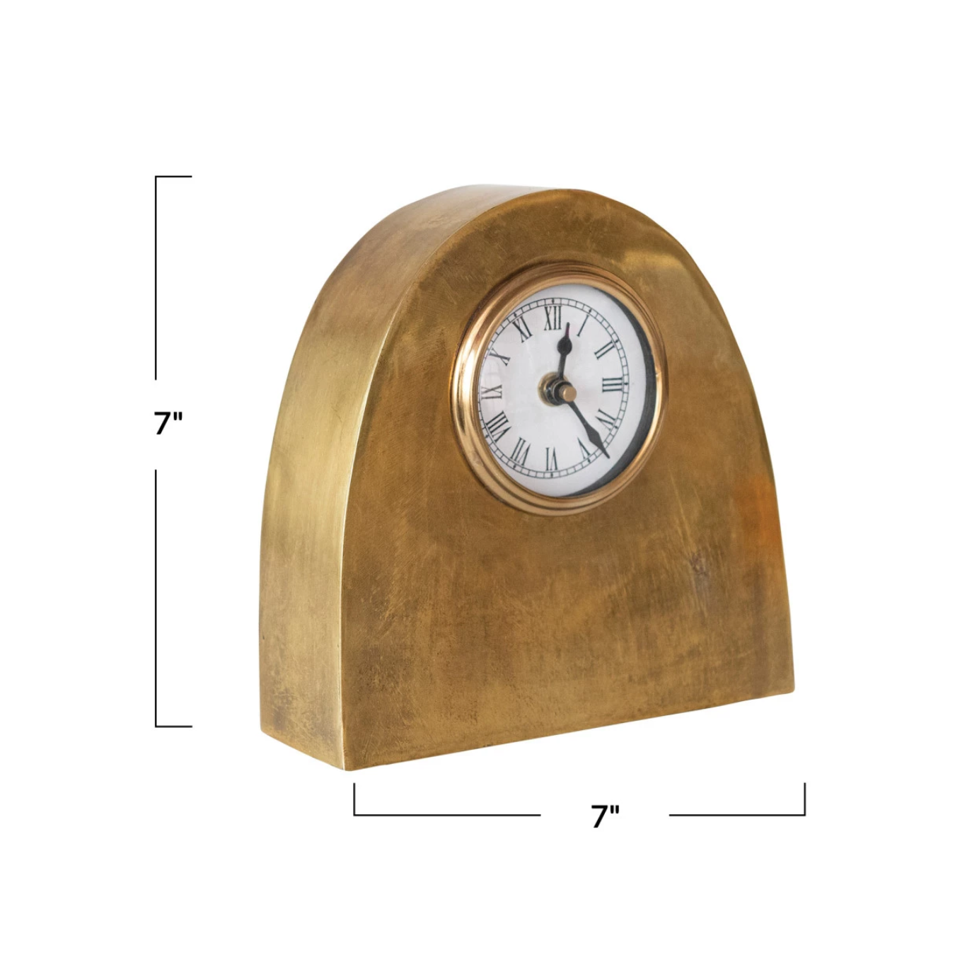 Arched Metal Clock | By Luxe B Co.