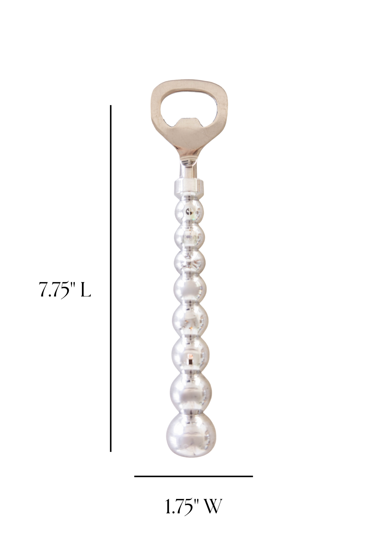 Beaded Aluminum Bottle Opener | By Luxe B Co. 