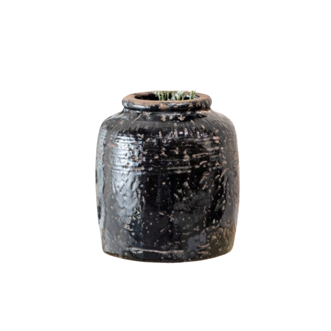 Black Ceramic Vase | By Luxe B Co.