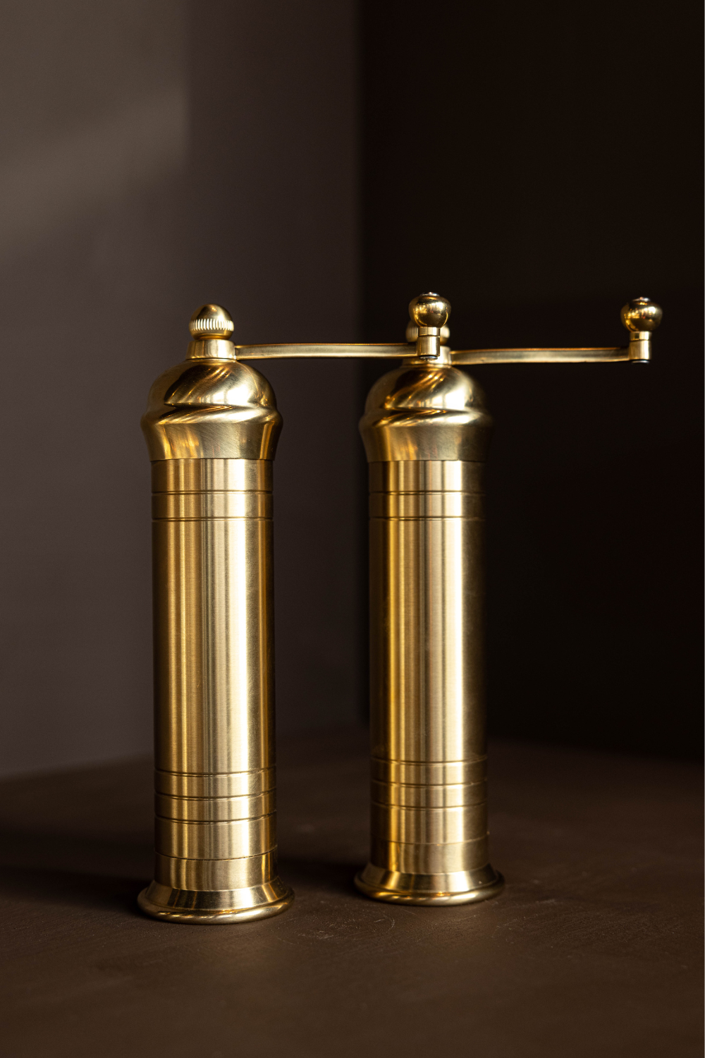 Luxe B Co Brass Mill' Salt and Pepper Grinders