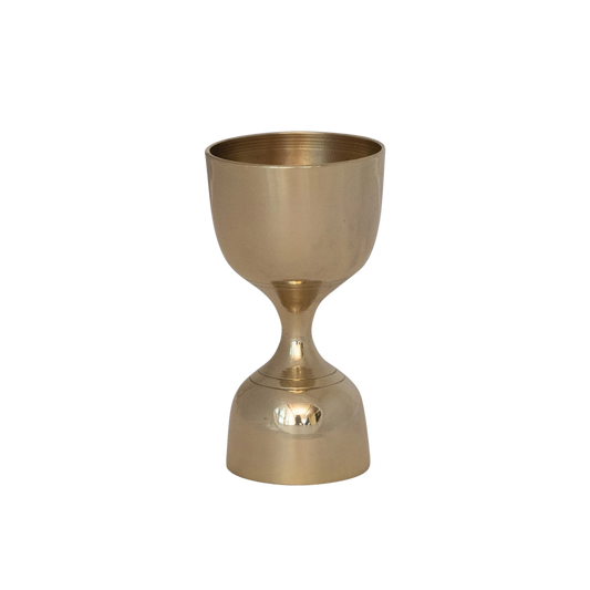 Brass Double Sided Cocktail Jigger | By Luxe B Co.