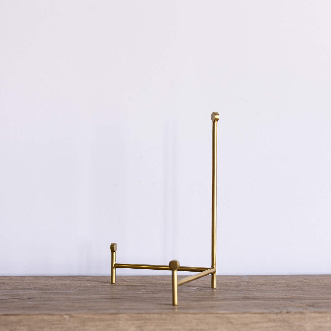 Brass Straight Art Easel By Luxe B Co. 