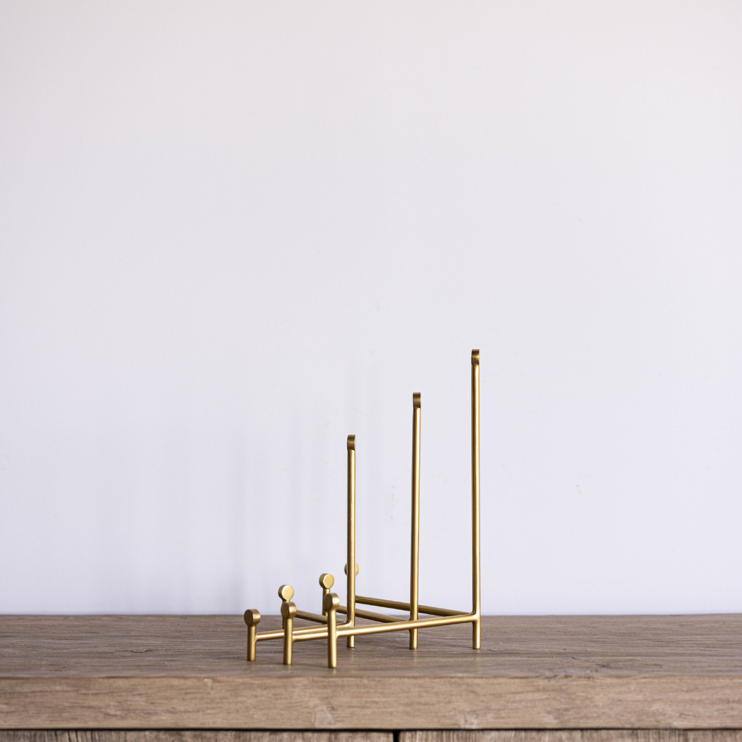 Brass Straight Art Easel By Luxe B Co. 