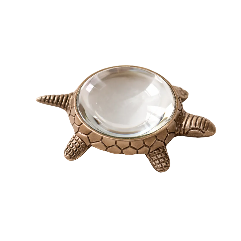 Brass Turtle Magnifying Glass | By Luxe B Co. 