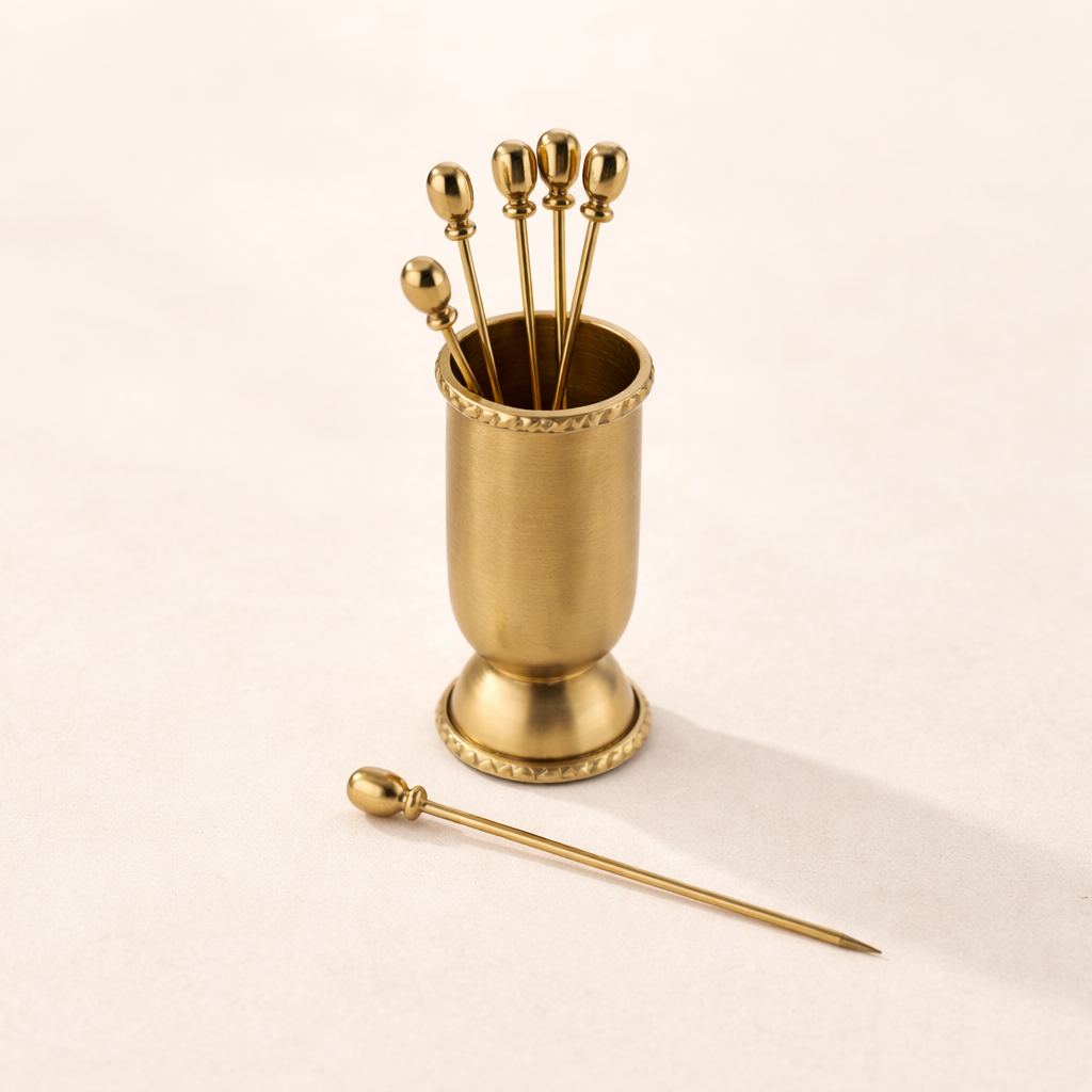 Bronze Cocktail Pick Set | By Luxe B Co. 