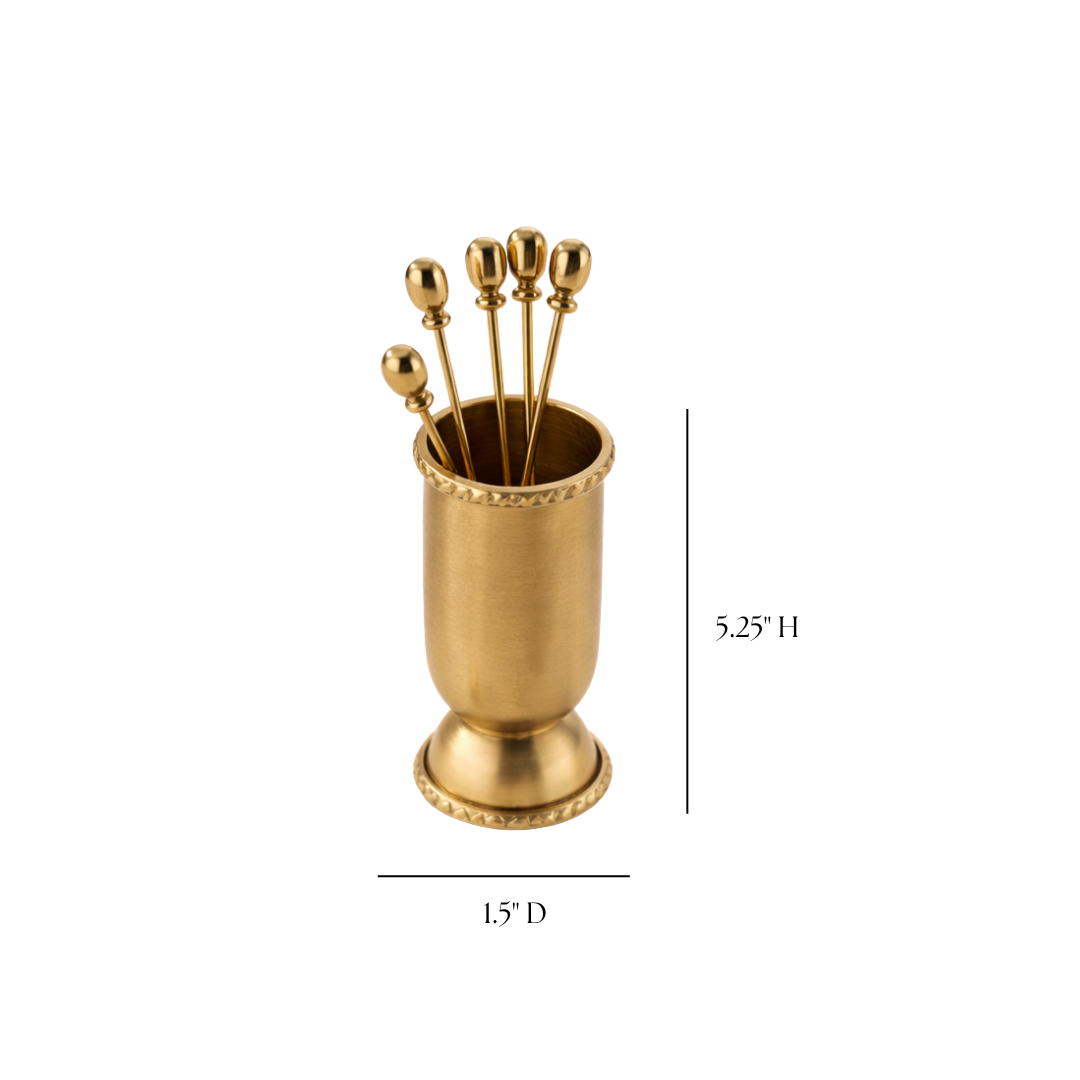 Bronze Cocktail Pick Set | By Luxe B Co.