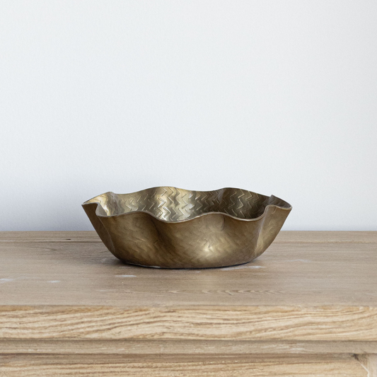 Bronze Textured Decorative Tray | By Luxe B Co. 