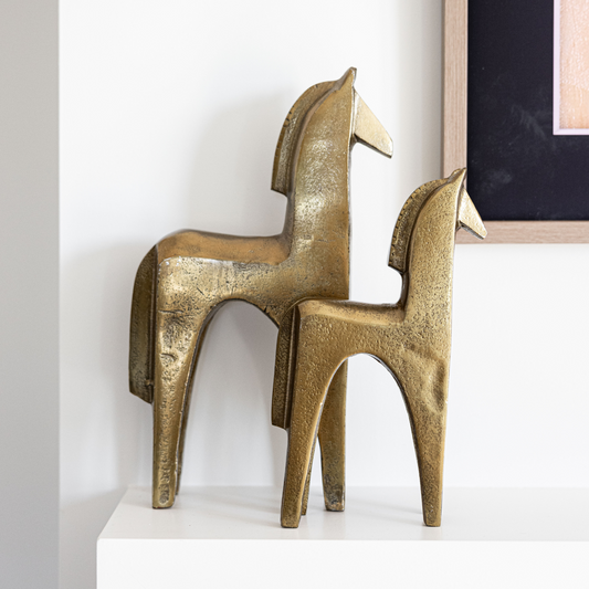 Brushed Bronze Horse Figurine | By Luxe B Co