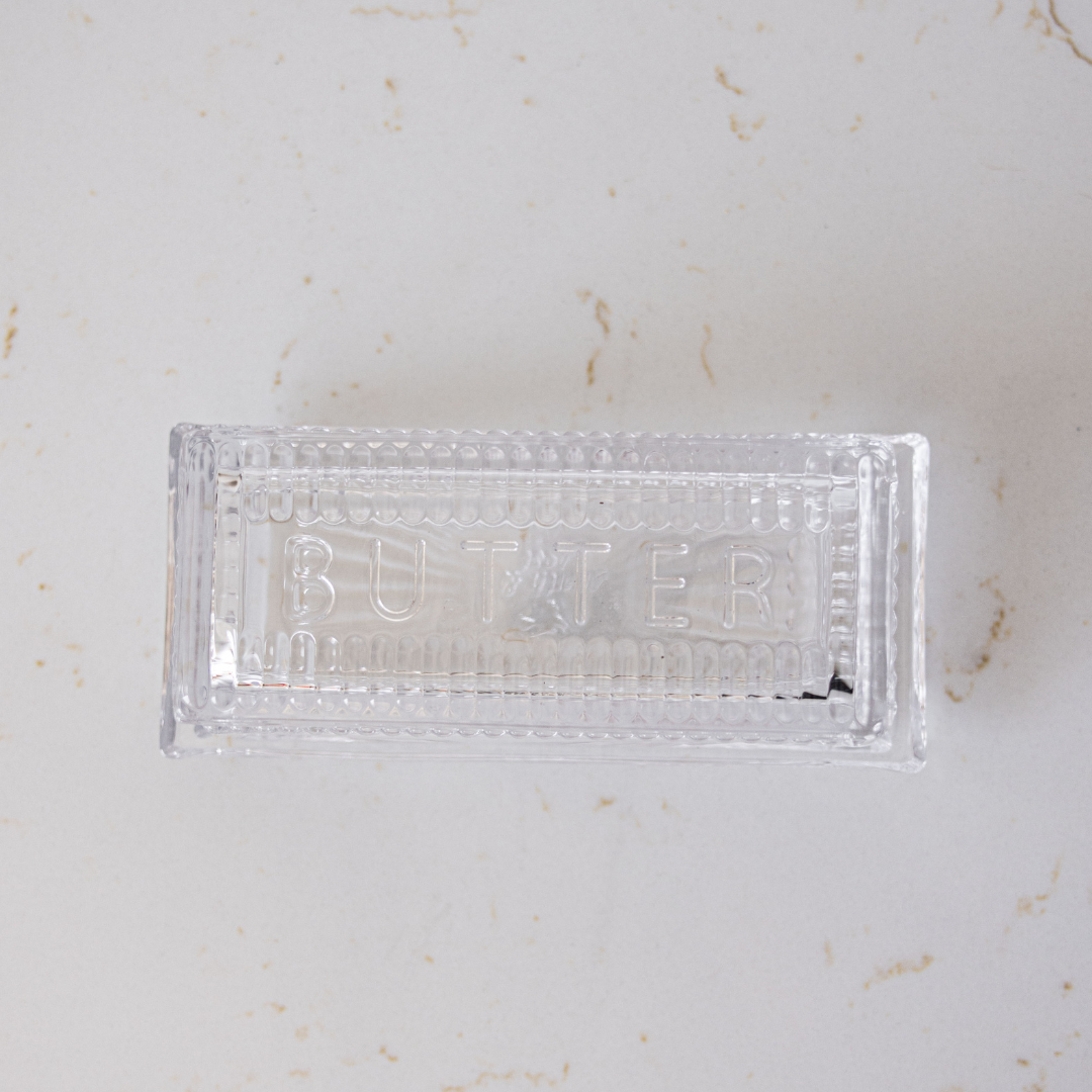 Butter Dish Glass | By Luxe B Co.