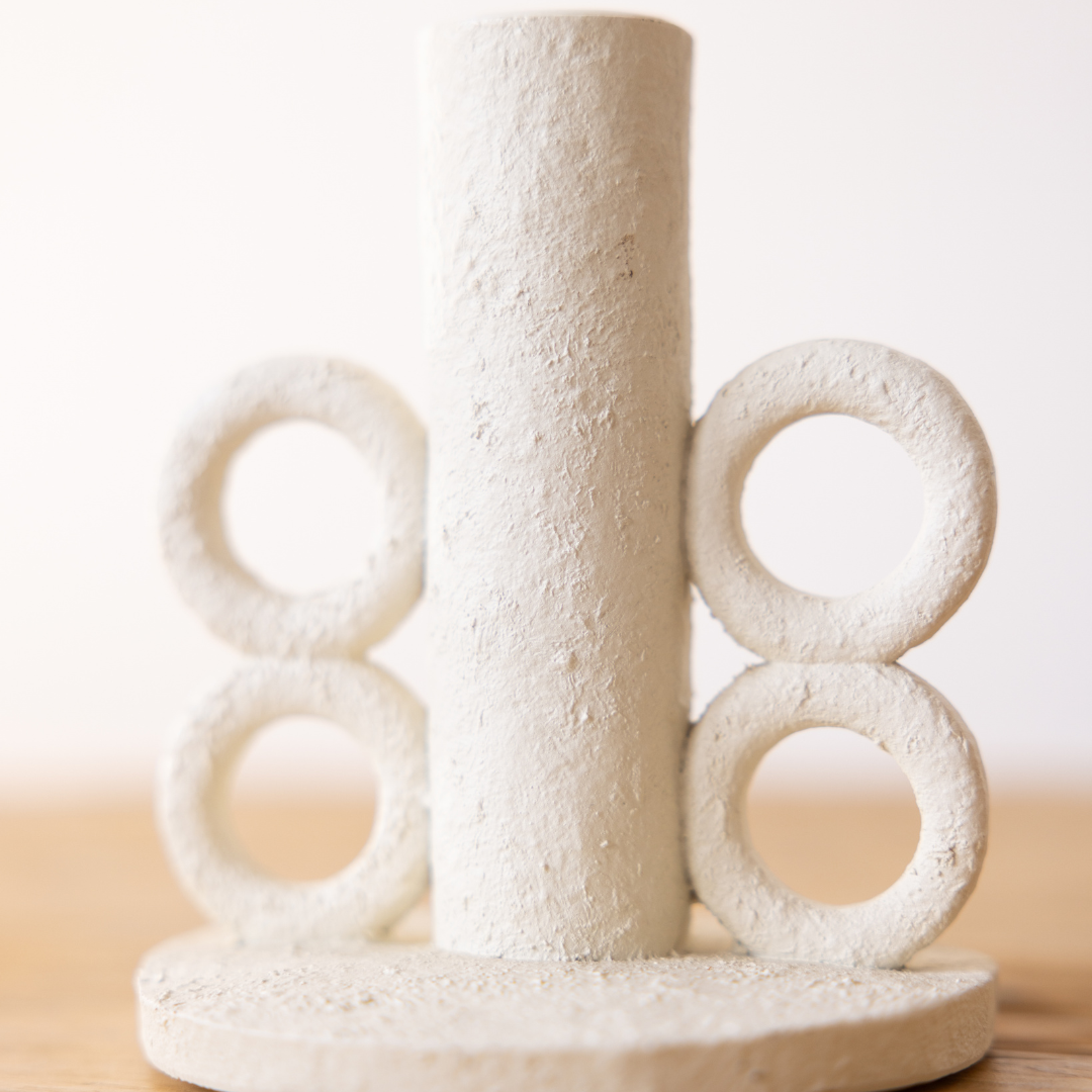 Cabo Textured Candle Holder | By Luxe B Co. 