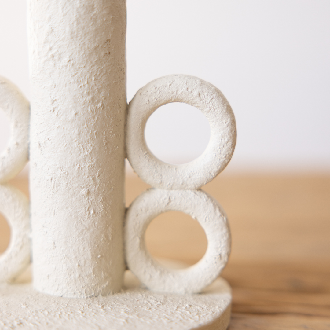 Cabo Textured Candle Holder | By Luxe B Co. 