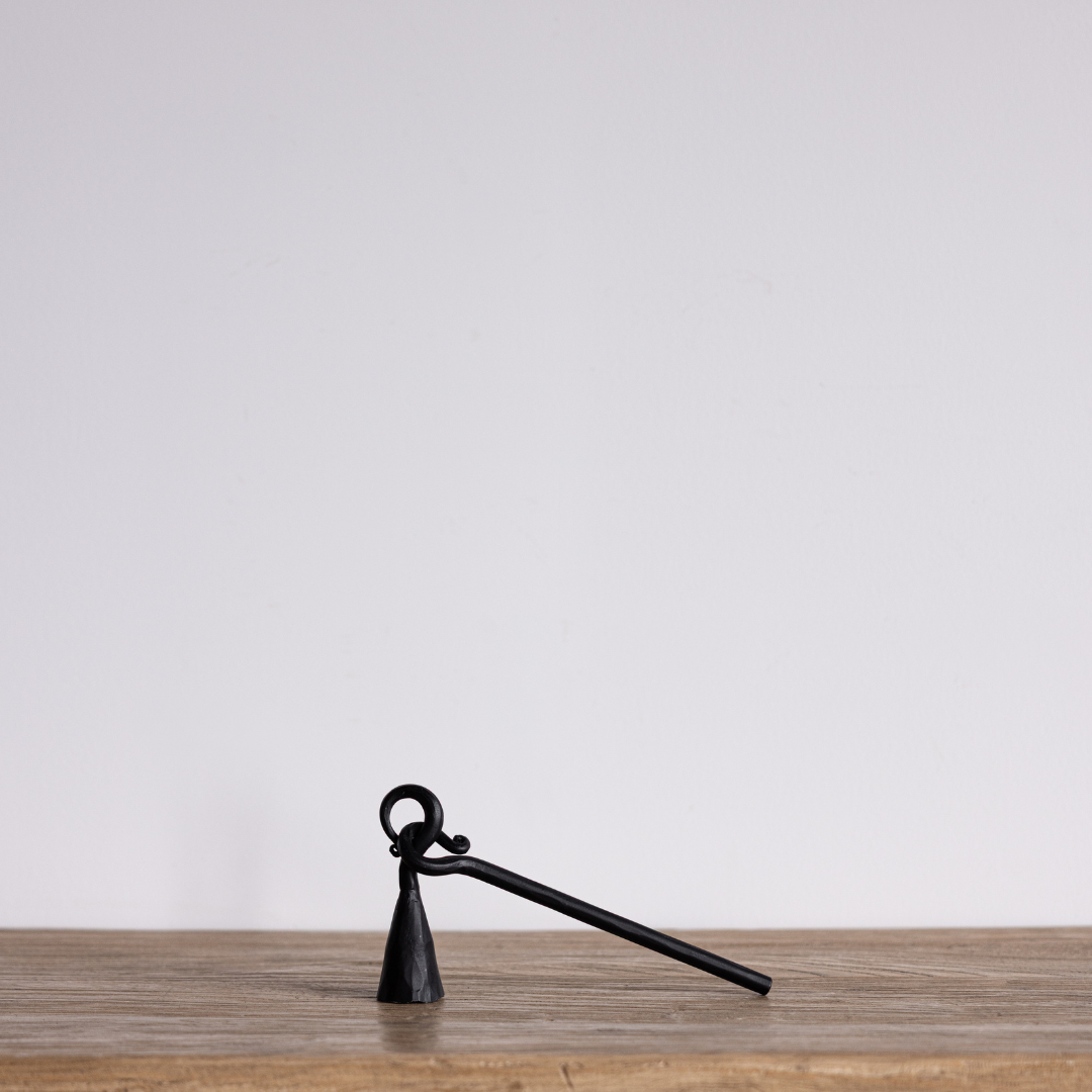 Candle Snuffer Black Iron | By Luxe B Co.