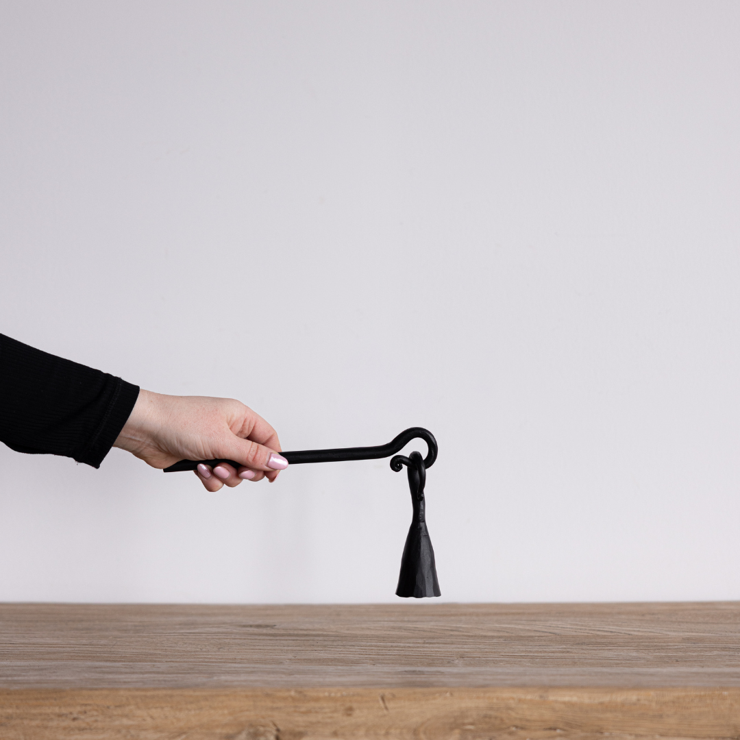 Candle Snuffer Black Iron | By Luxe B Co. 