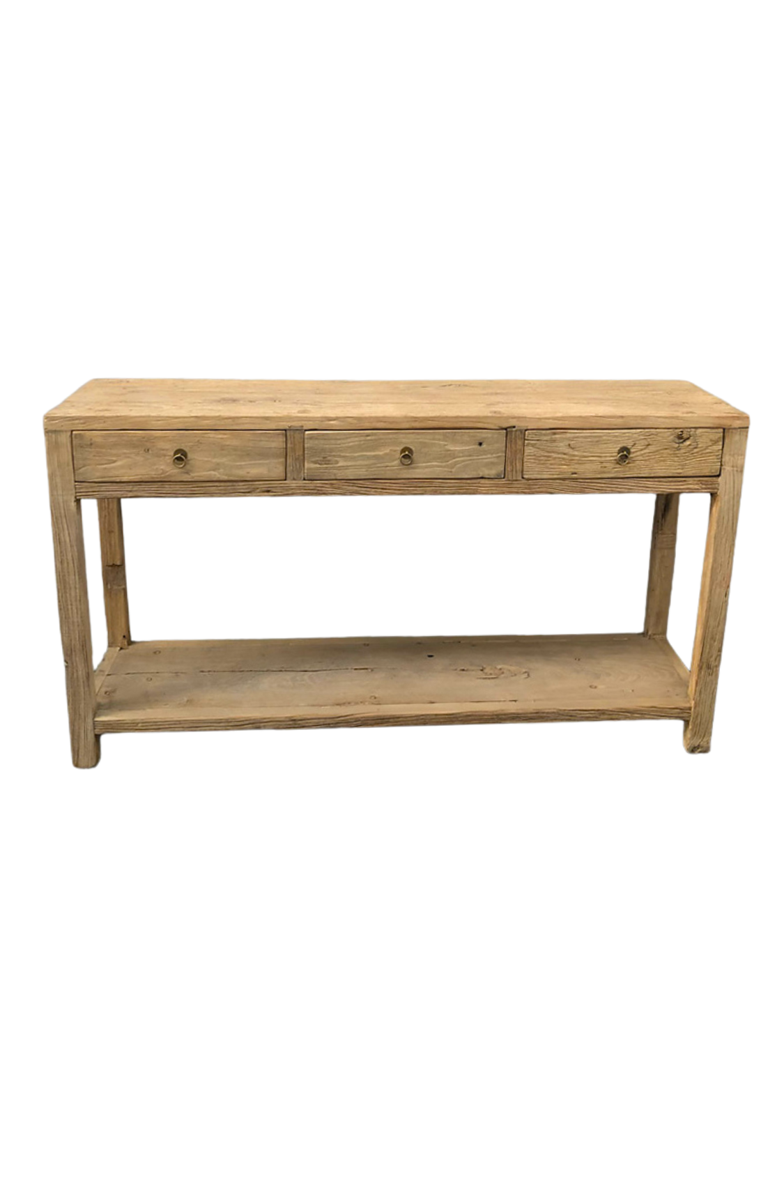 Capitola Console Elm Wood Console Table - Luxe B Co