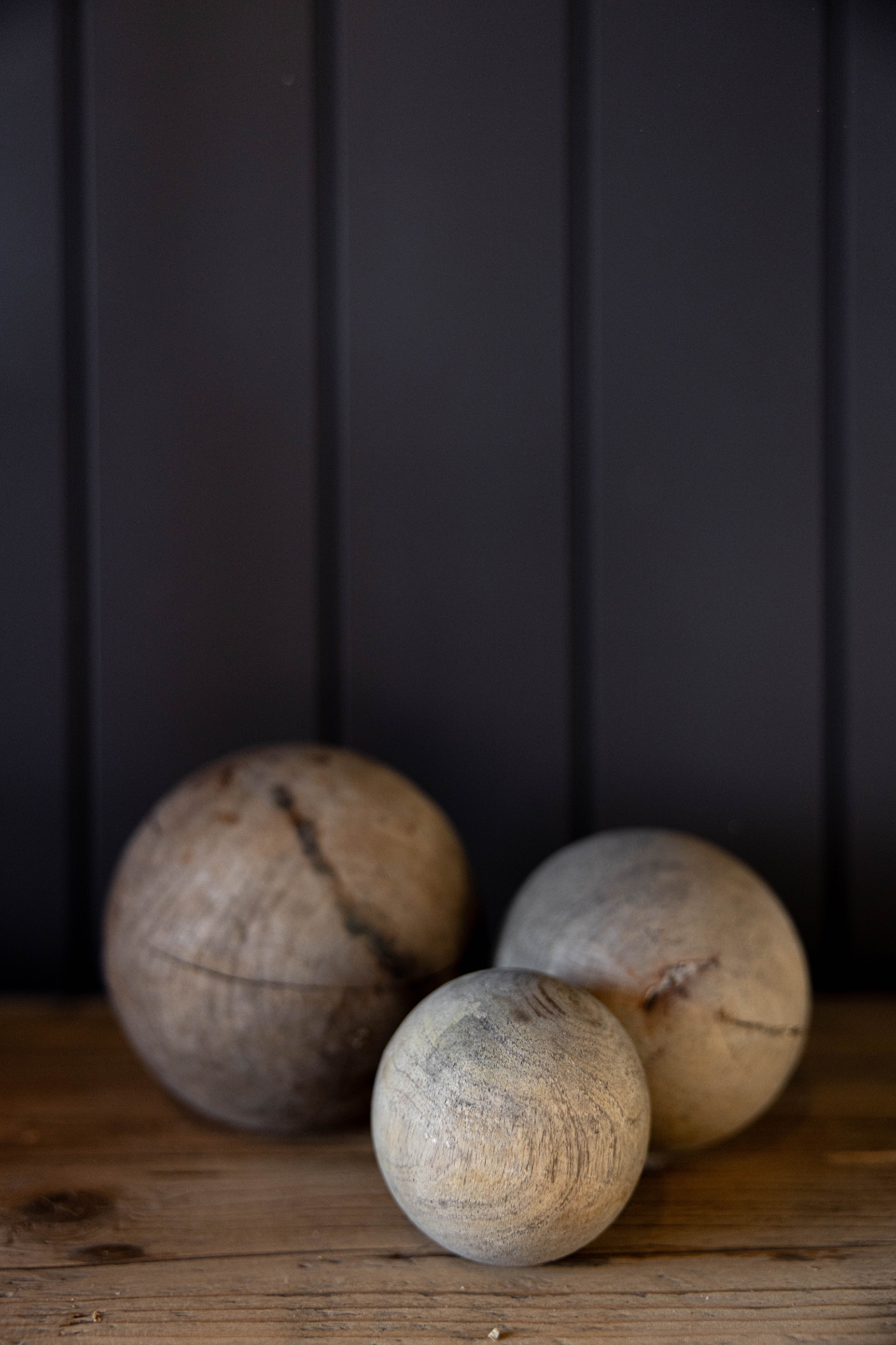 Carrick Natural Wood Spheres | By Luxe B Co.