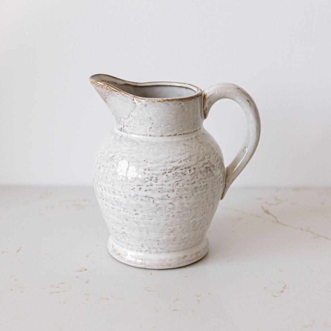 Ceramic Artisan Pitcher | By Luxe B Co.