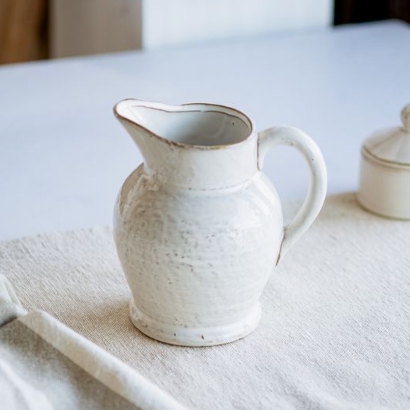 Ceramic Artisan Pitcher | By Luxe B Co.