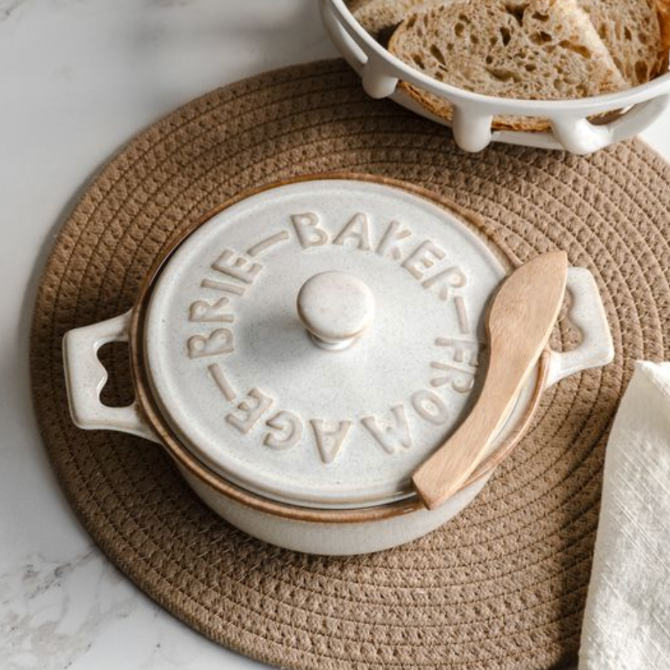 Ceramic Brie Baker | By Luxe B Co.